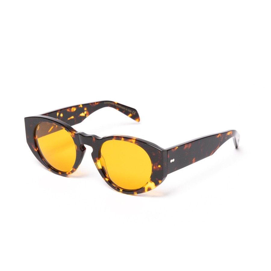 Sunglasses | TBD EYEWEAR Sunglasses "Madras Havana" With Saffron Lenses - Purely Handcrafted