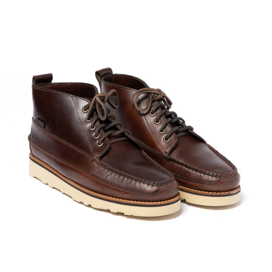 S | G.H. Bass Boot "Camp Moc Ranger" In Pull Up Calf Leather