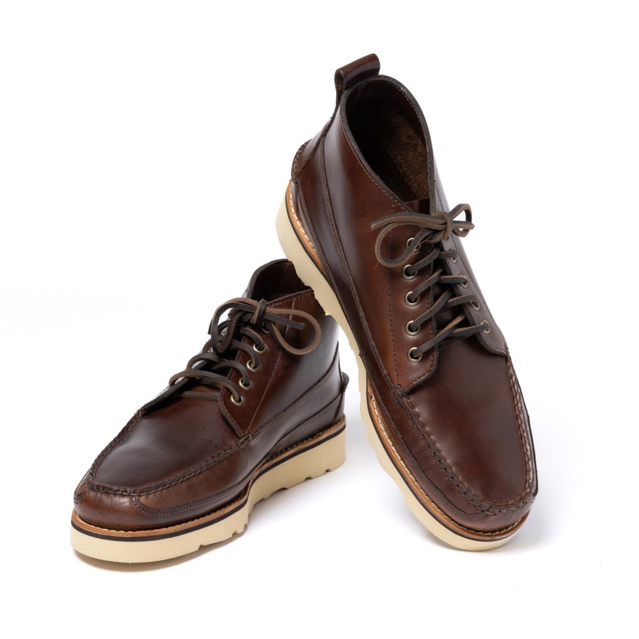 S | G.H. Bass Boot "Camp Moc Ranger" In Pull Up Calf Leather