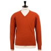 Knitwear | William Lockie Pure Geelong Lambswool "Leven Vee" Sweater - 2 Ply