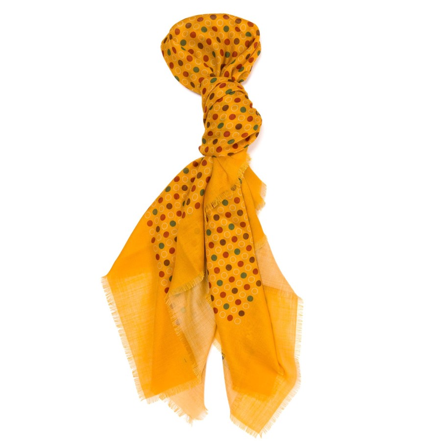 Scarfs | Petronius Exclusive For Michael Jondral: Carree Scarf "Palline E Cerchi" In Wool