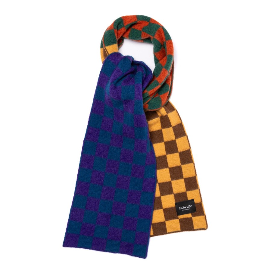 Scarfs | Howlin Howlin' Scarf "Checkerboard Scarf" From Scottish Wool