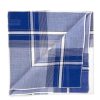 Taschentucher | Simonnot-Godard Blue Handkerchief "Positano" Made From Pure Cotton