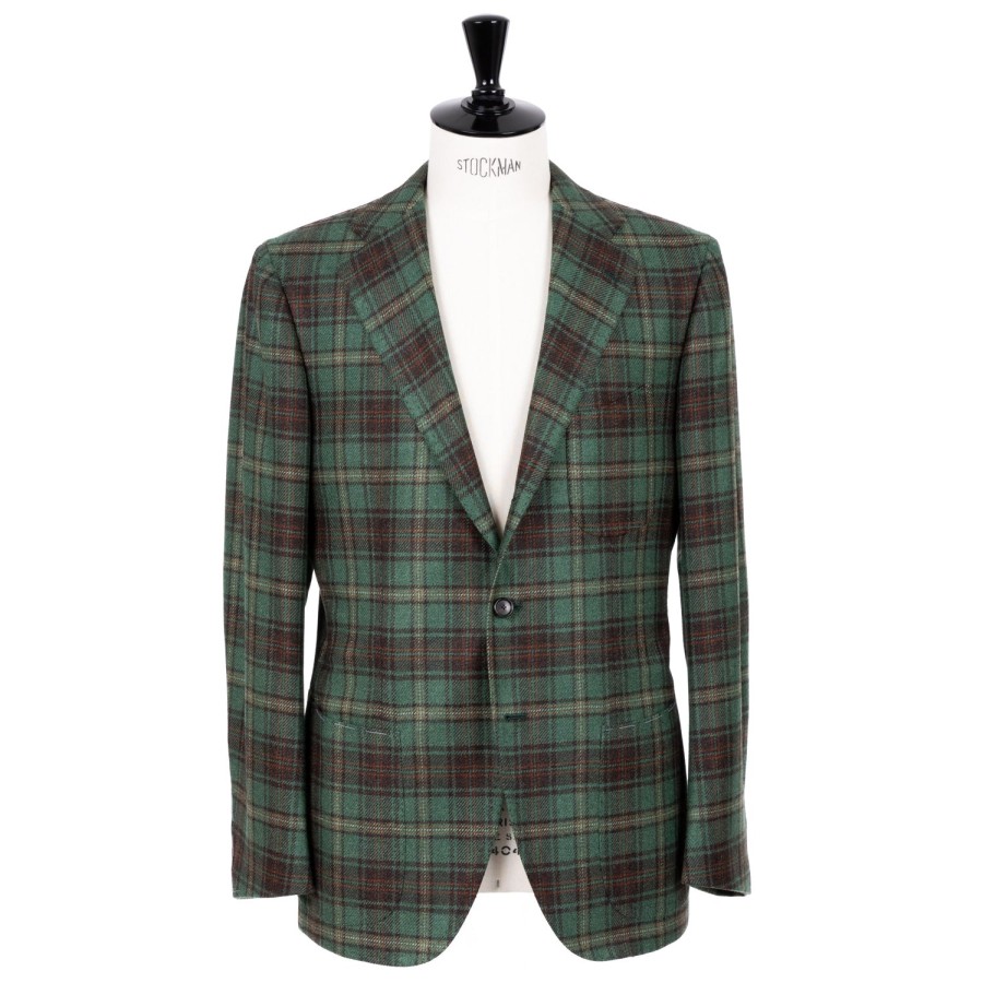 Suit & Jacket | Cesare Attolini Jacket "Nuovo Tartan" From Pure Cashmere - Pure Handwork