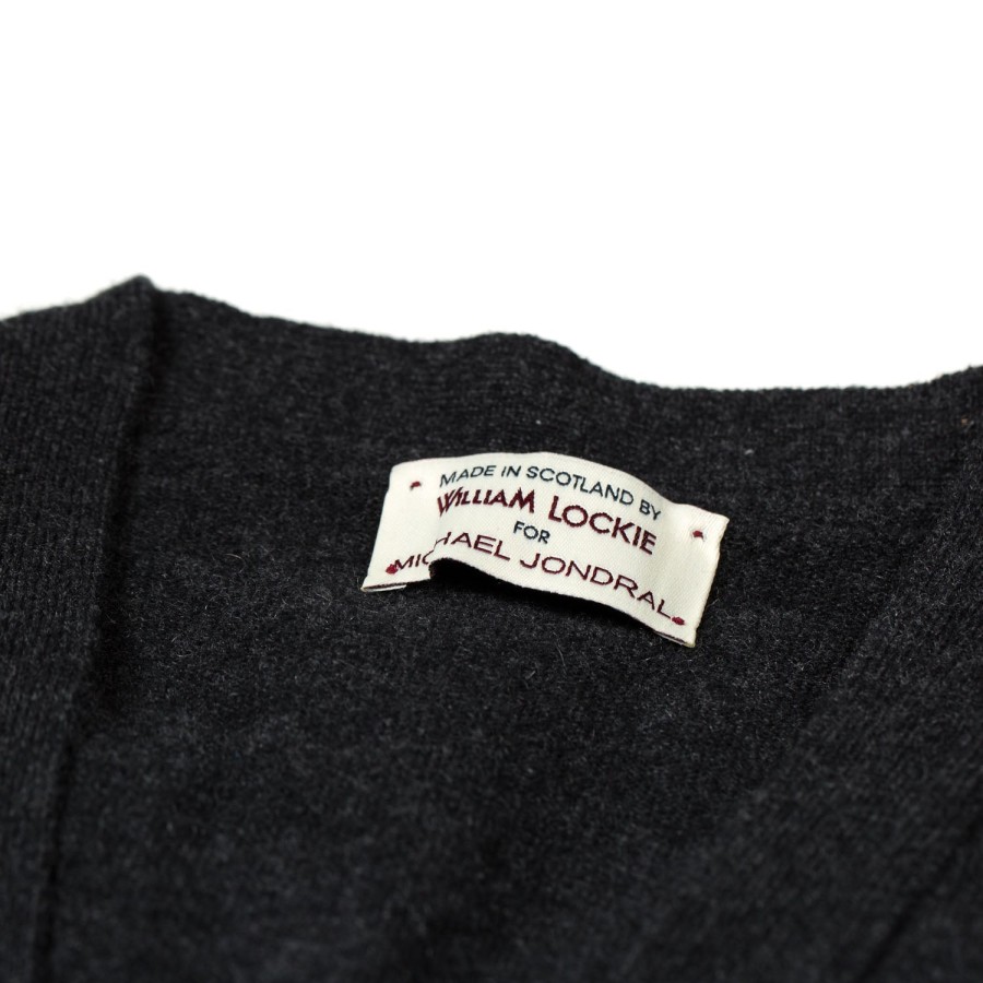 Knitwear | William Lockie Cardigan "Oxton Cardigan" Made Of Fine Scottish 1 Ply Cashmere