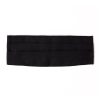 Ties | Petronius Exclusively For Michael Jondral: Black Cummerbund Made Of Pure Grosgra