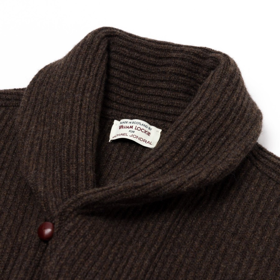 Knitwear | William Lockie Mj Exclusive: Shawl Cardigan "Iconic Shawl" Made From The Fi