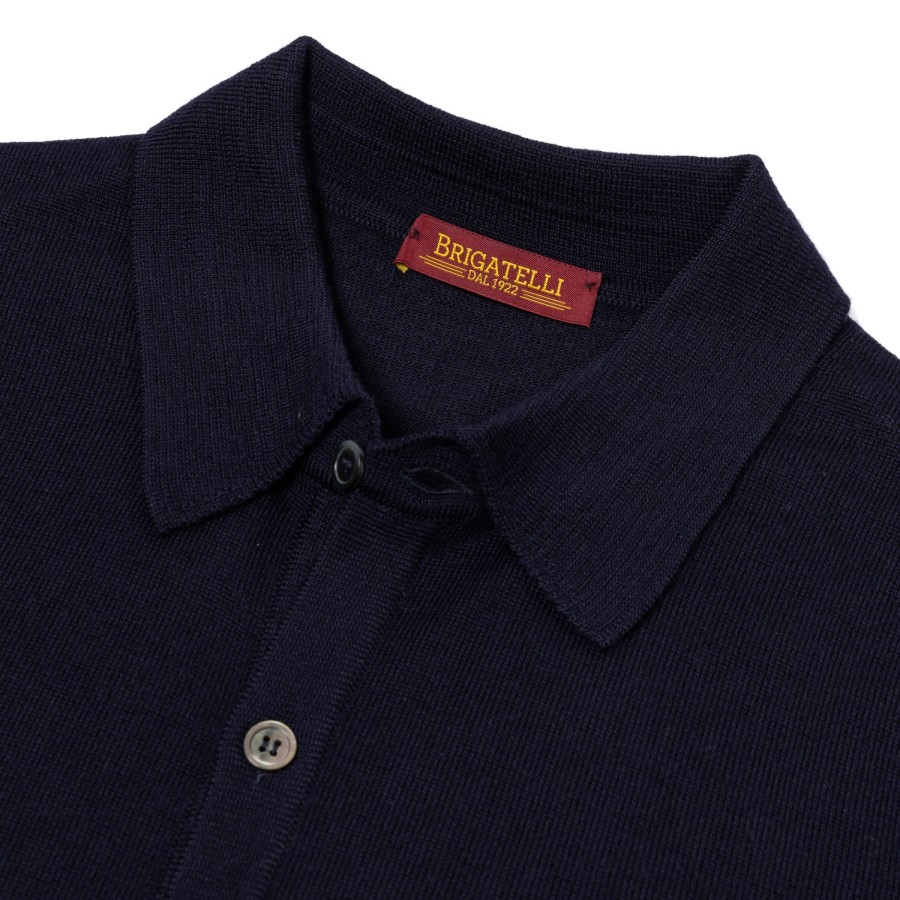 Knitwear | Brigatelli dal 1922 Brigatelli Dal 1922 Per Michael Jondral: Knitted Shirt In The Finest M