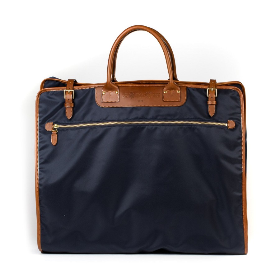 Bags | Felisi Garment Bag "Traveller" Made Of Felisi Nylon And Saddle Bag