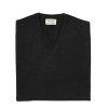 Knitwear | William Lockie Jumper "Oxton Vee" Made From Fine Scottish 1 Ply Cashmere