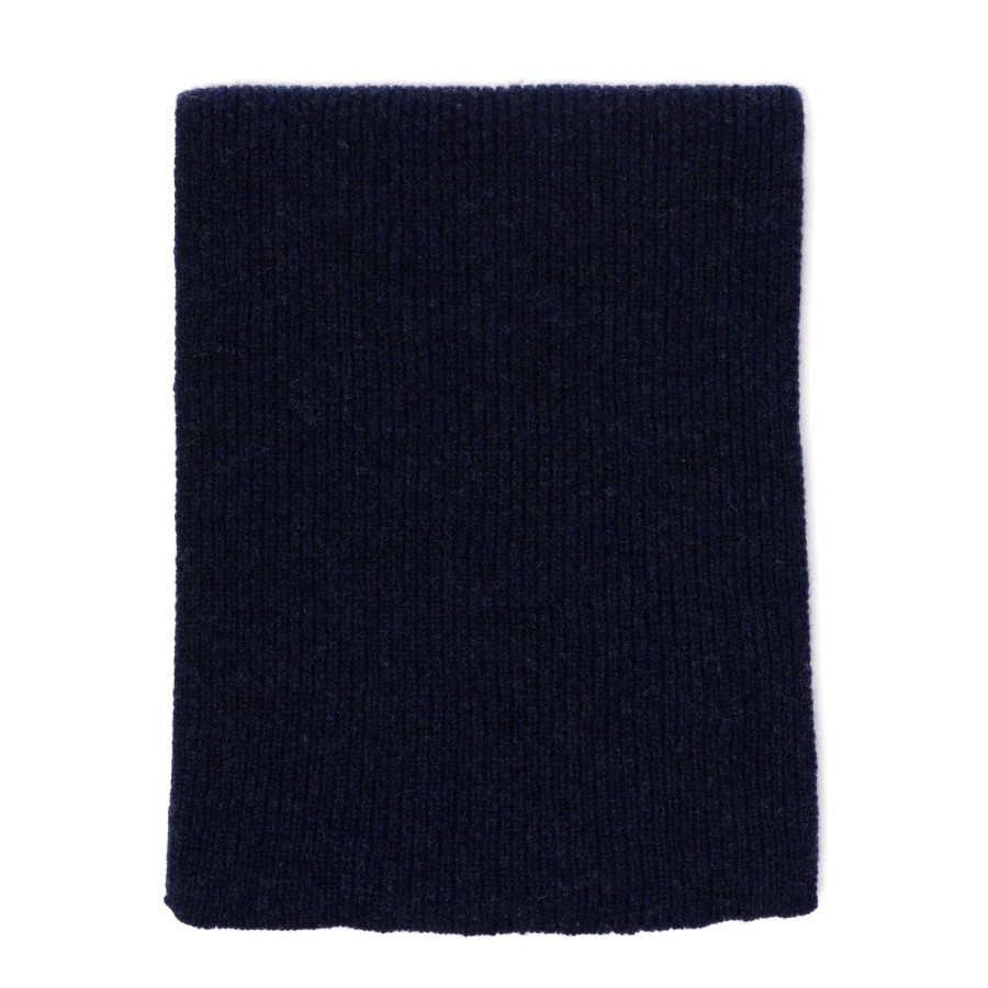 Scarfs | William Lockie Scarf "Ribbed Scarf" Made Of Pure Lambswool - 3 Ply