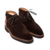 Mto | Saint Crispin's Bootee "Winter Sport Chukka" Made Of Dark Brown Suede - Enti