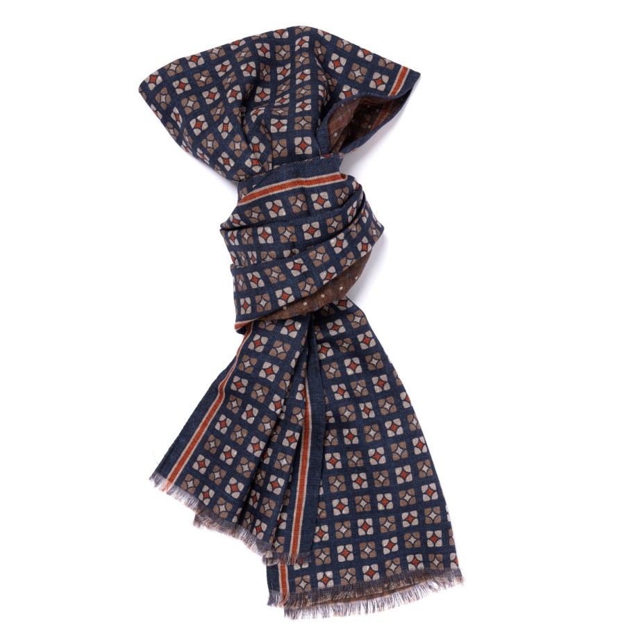 Scarfs | Manifatture Rosi Rosi Collection X Mj: Scarf "Bormio Double" In Merino Wool And Cashmer