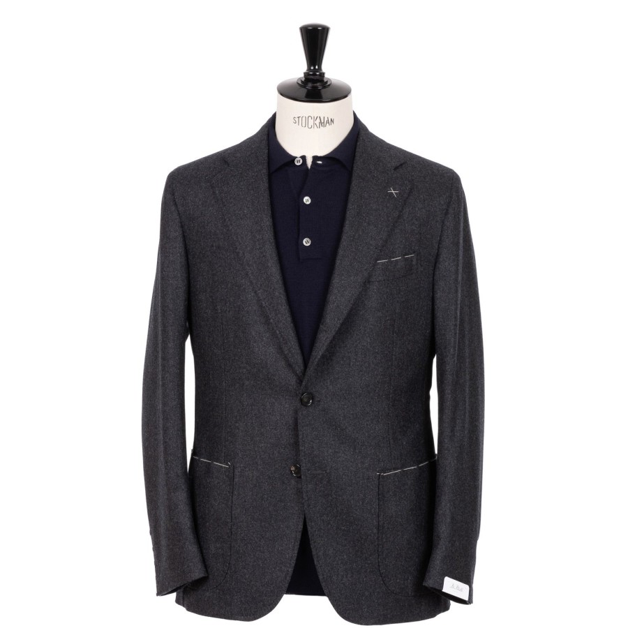 Suit & Jacket | De Petrillo Gentry Flannel Suit Made Of Pure Wool By Drago - Handmade