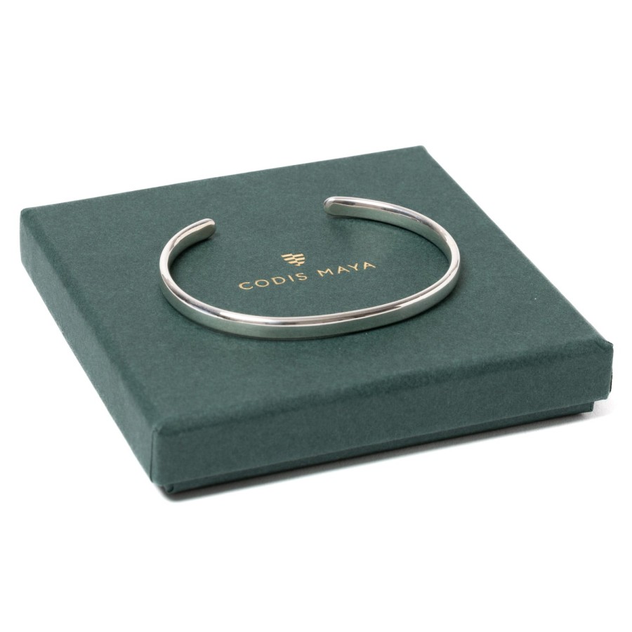 Cufflinks & Jewelry | Codis Maya Sterling Silver Bangle "New Friendship