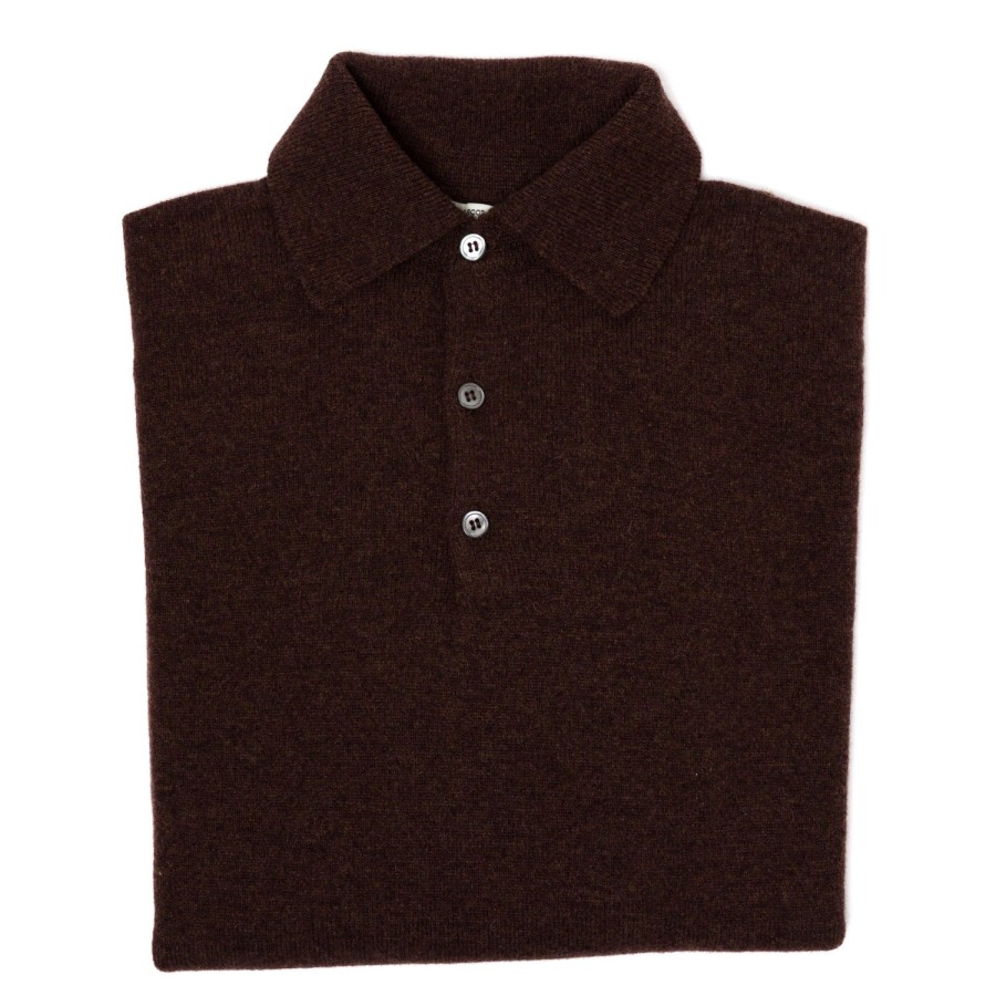 Knitwear | William Lockie Mj Exclusive: Polo Sweater "Rob Howard" In Pure Geelong Lambswool - 2