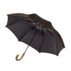 Umbrellas | Maglia Blue-Brown Telescopic Umbrella "Prince De Gallesl" With Bamboo Handle