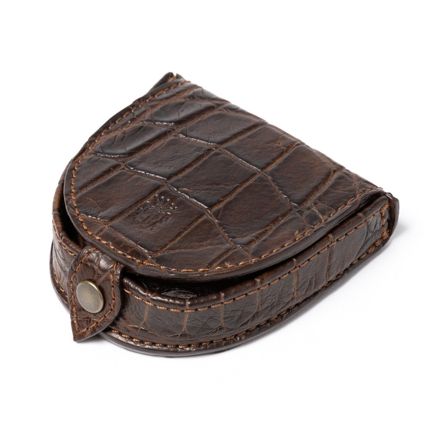 Small Leather Goods | Felisi Luxury Edition: Coin Wallet "Coin Box" Made Of Crocodile Leather - Han