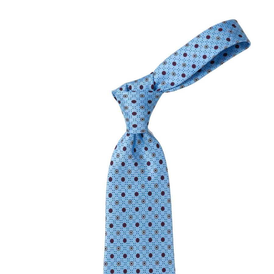 Ties | E. Marinella Mj Exclusive: Patterned Tie Made Of Pure English Silk