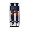 Braces | Albert Thurston Dark Blue Elastic Suspenders "Infinity" With Clips