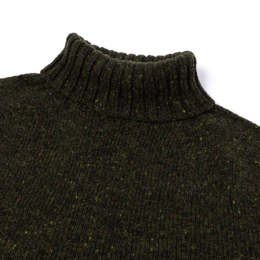 Knitwear | Glenugie Glenugie X Mj: Pure Wool "Donegal Polo Jumper" Sweater - Supersoft Lam