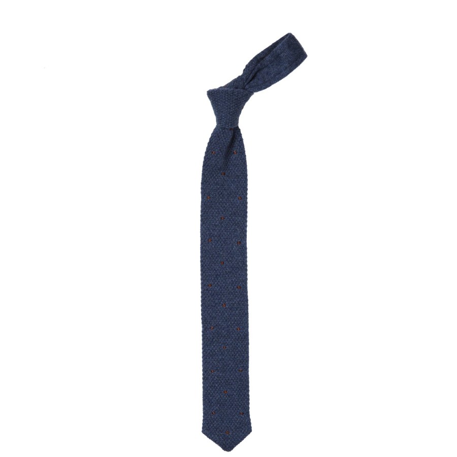 Ties | Petronius Exclusively For Michael Jondral: Petronius Knitted Tie "Punti Cuciti"