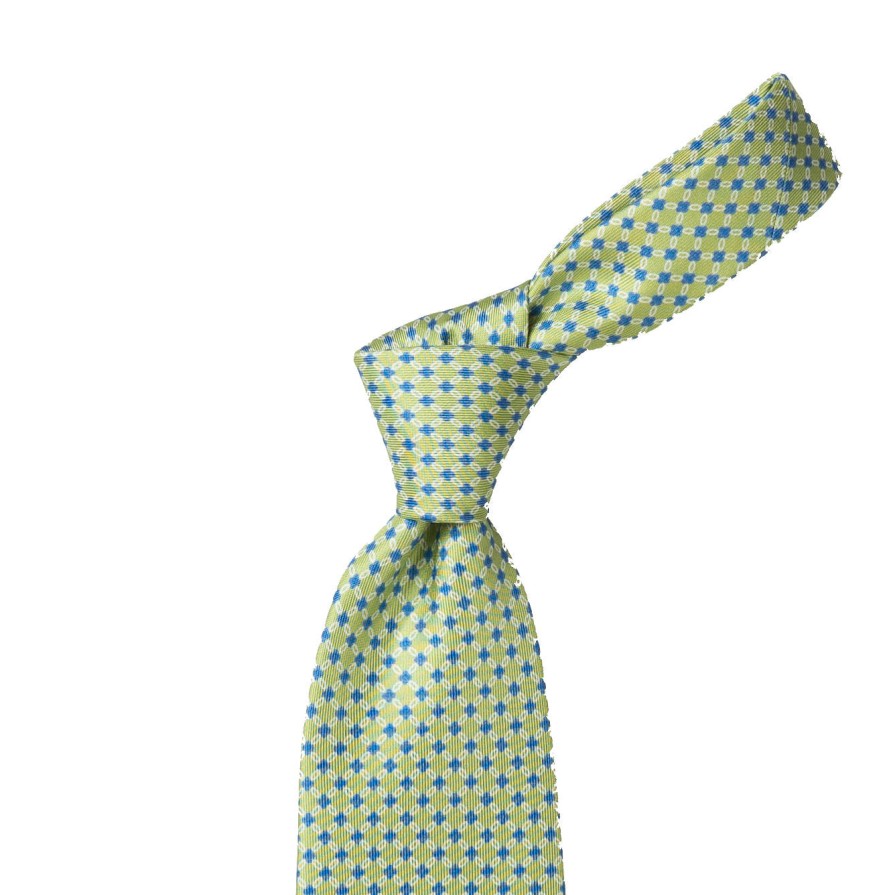 Ties | E. Marinella Mj Exklusiv: Patterned Tie "Classico" Made Of Pure English Silk