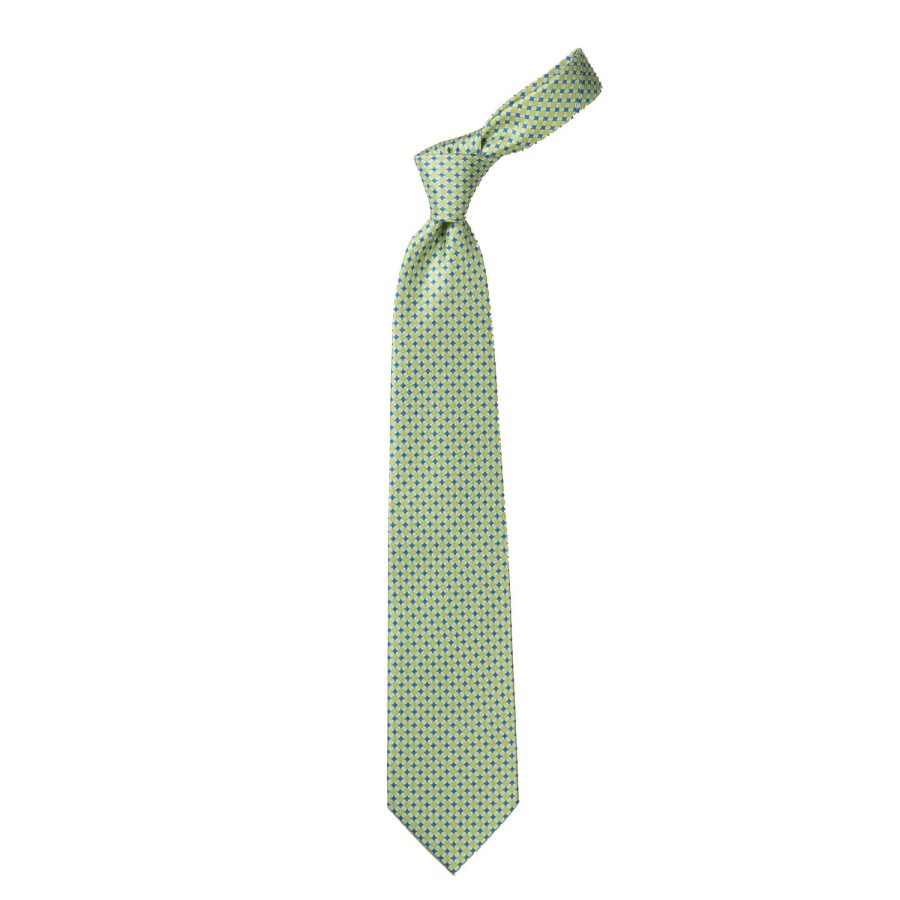 Ties | E. Marinella Mj Exklusiv: Patterned Tie "Classico" Made Of Pure English Silk