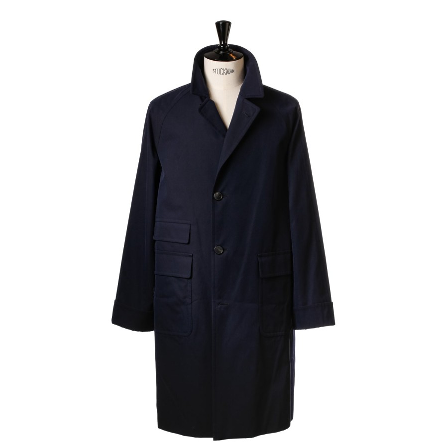 The Best From Japan | Coherence Coat "Corb Ii" Made Of Japanese Cotton Gabardine