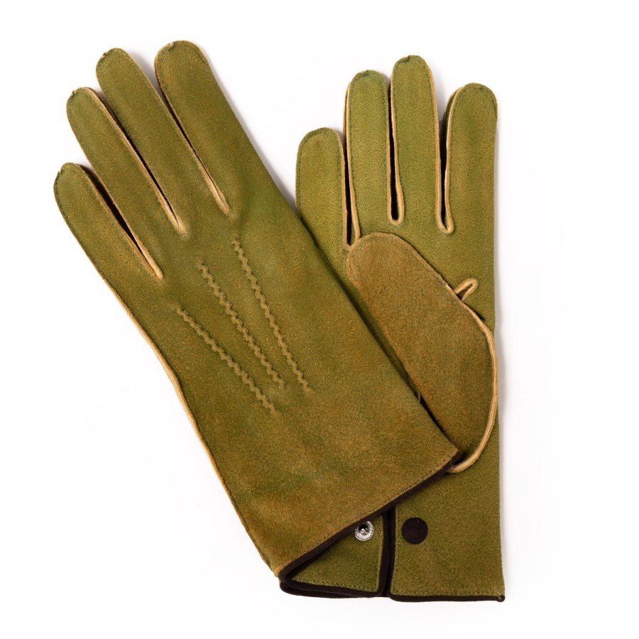 Gloves | Thomas Riemer Wien Gloves "Belvedere" Made Of Deerskin With Cashmere Lining - Hand Sewn