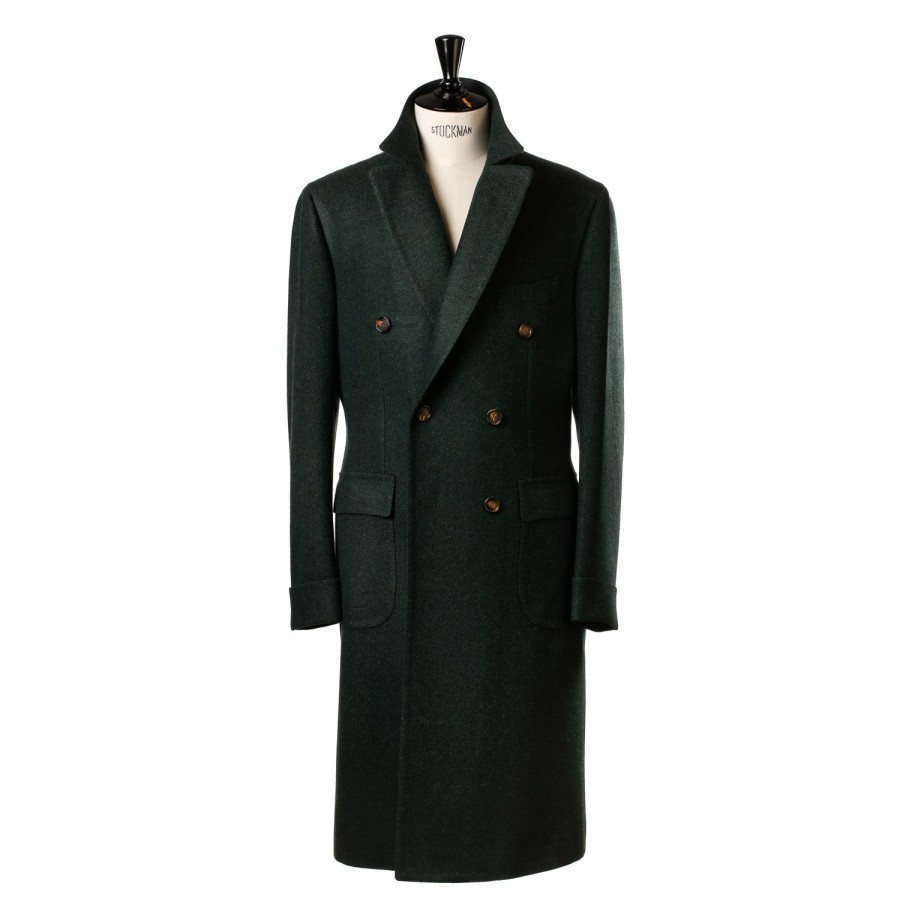 Coats | Cesare Attolini Double Breasted Coat "Spettacolo" Made Of Finest Merino Lambswool - Pu