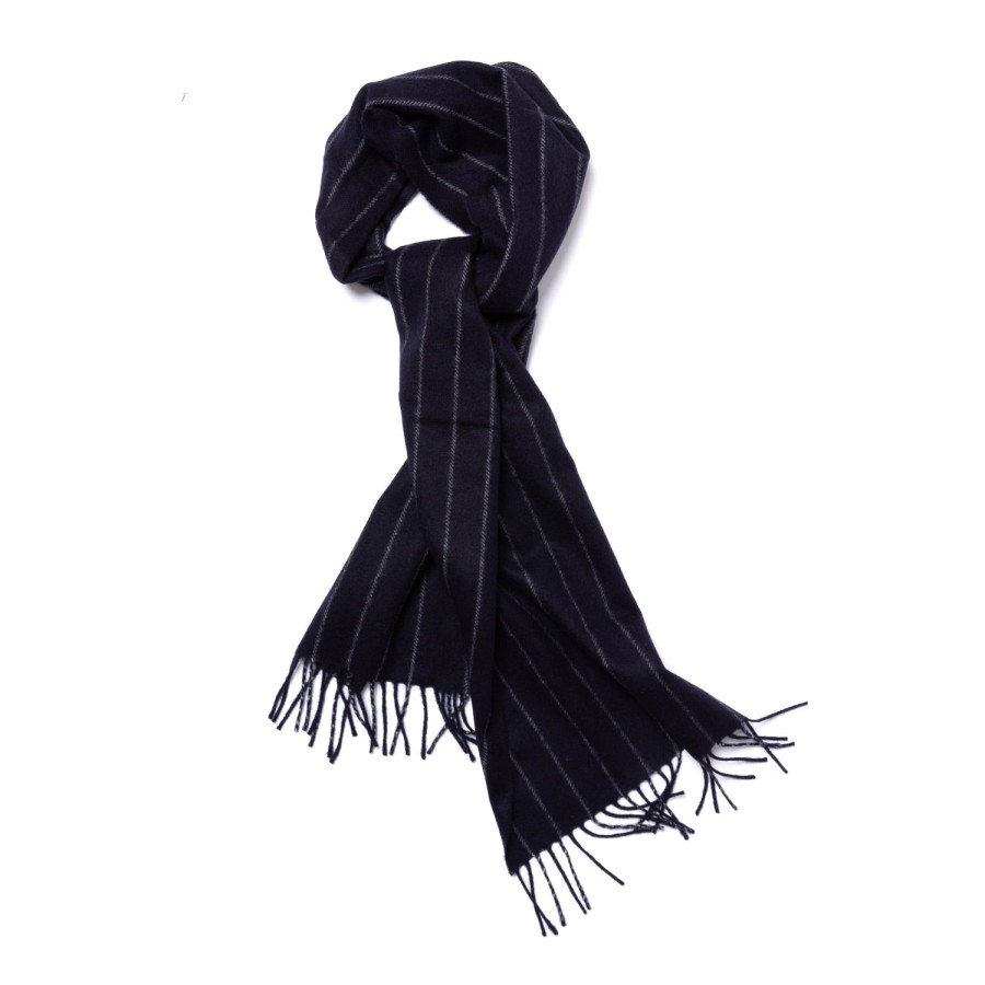 Scarfs | Joshua Ellis Joshua Ellis X Mj: New Jermyn Stripe Plaid Scarf In Pure Scottish Cash