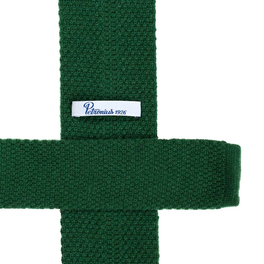 Ties | Petronius Exclusively For Michael Jondral: Knitted Tie "Crochet" Made Of Pure Ca