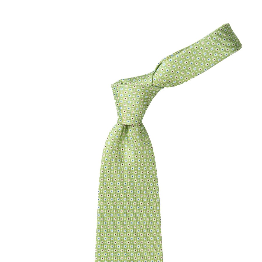 Ties | E. Marinella Mj Exclusive: Patterned Tie Made Of Pure English Silk