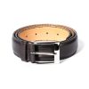 Belts | Saint Crispin's Dark Brown Calfskin Belt - Hand-Colored