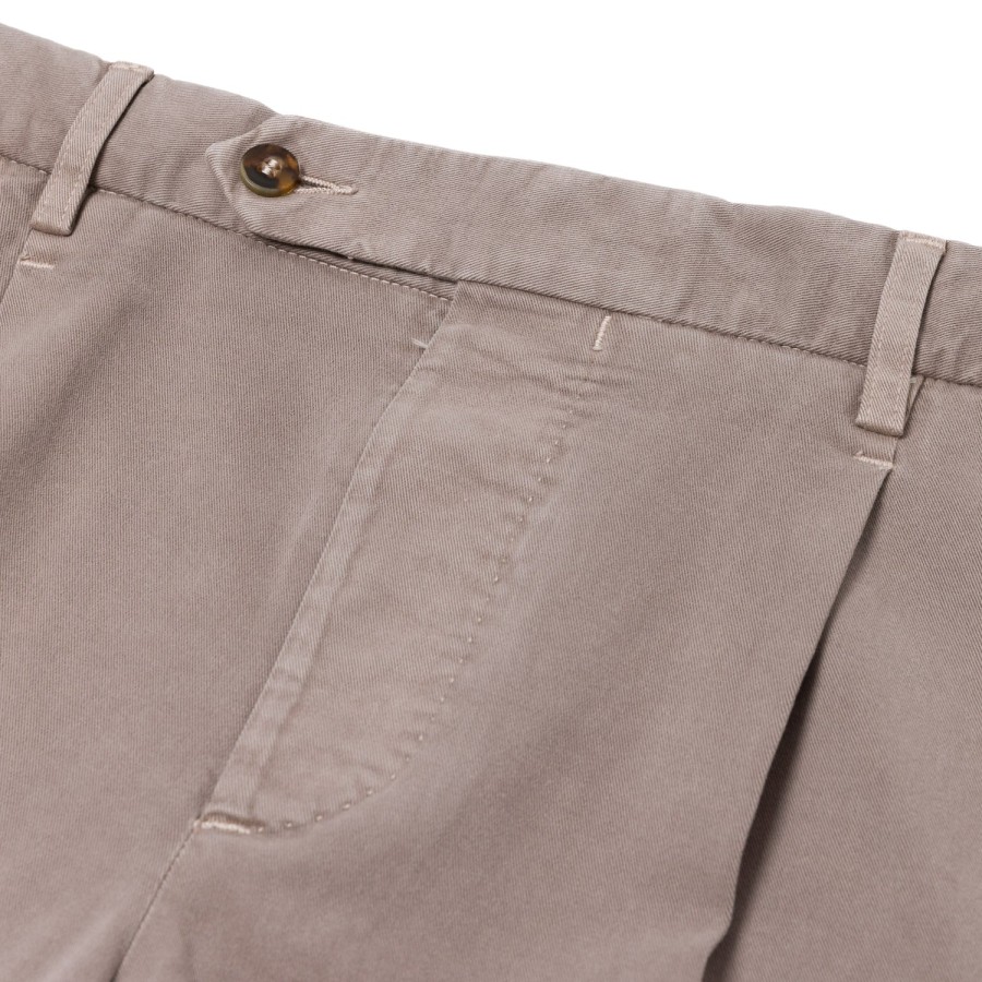 Trousers | Rota Sport Exclusive For Michael Jondral: Greige Pants "Soft-Chino" In A Cotton M