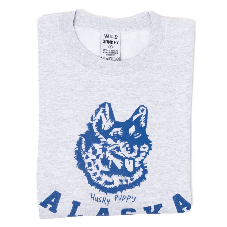 Sweater + T-Shirts | Specials X MJ Wild Donkey X Mj: Sweatshirt With Vintage Print "Alaska" Mad