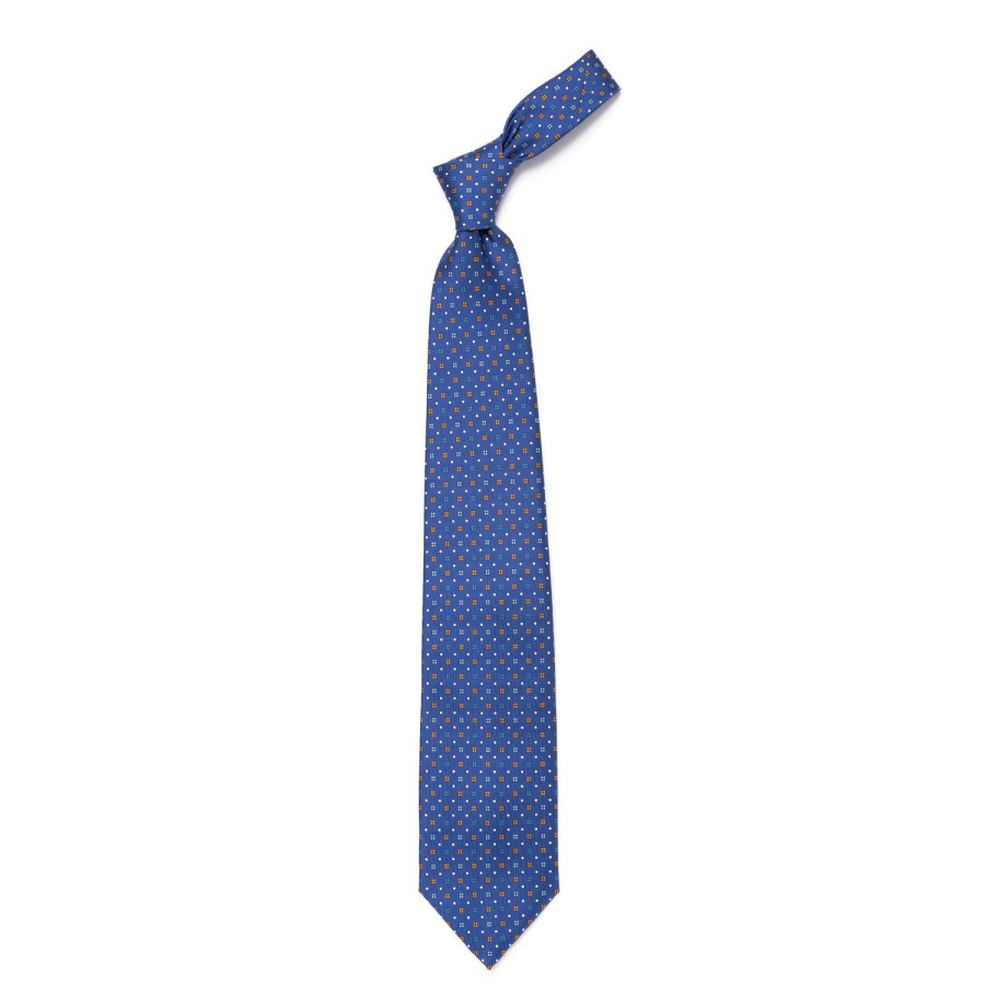 Ties | E. Marinella Mj Exclusive: Patterned Tie "Classico" Made Of Pure English Silk