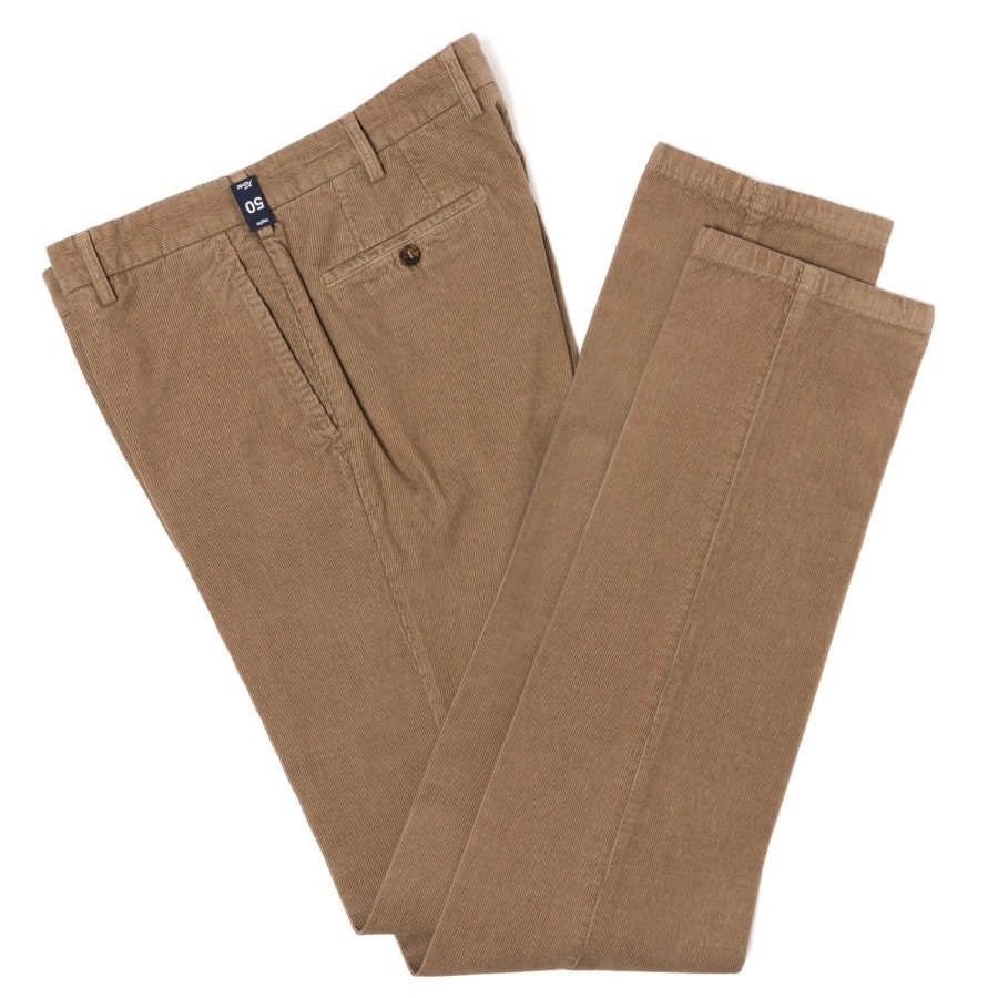 Trousers | Rota Sport Exclusive To Michael Jondral: Sand-Colored Fine Corduroy Pants In "Pre