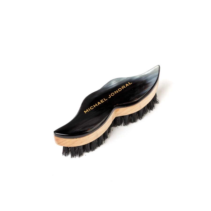 Grooming | Specials X MJ Abbeyhorn X Mj - Small Beard Brush Made Of Ox Horn