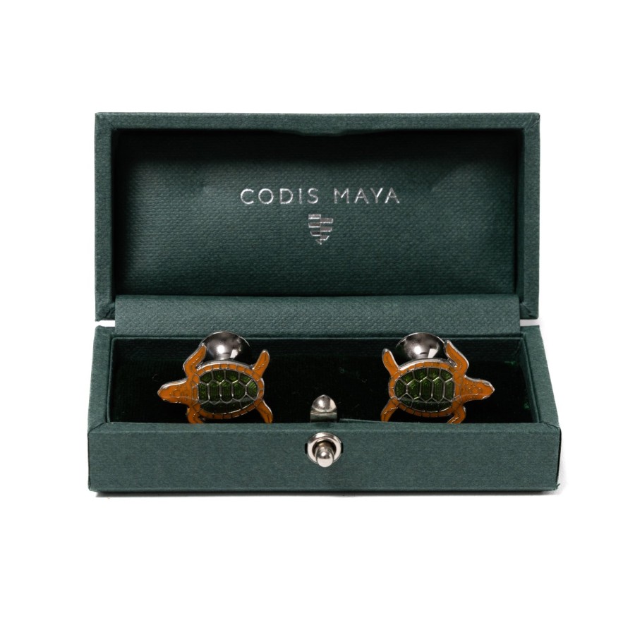 Cufflinks & Jewelry | Codis Maya Cufflink "Turtle" - Handmade