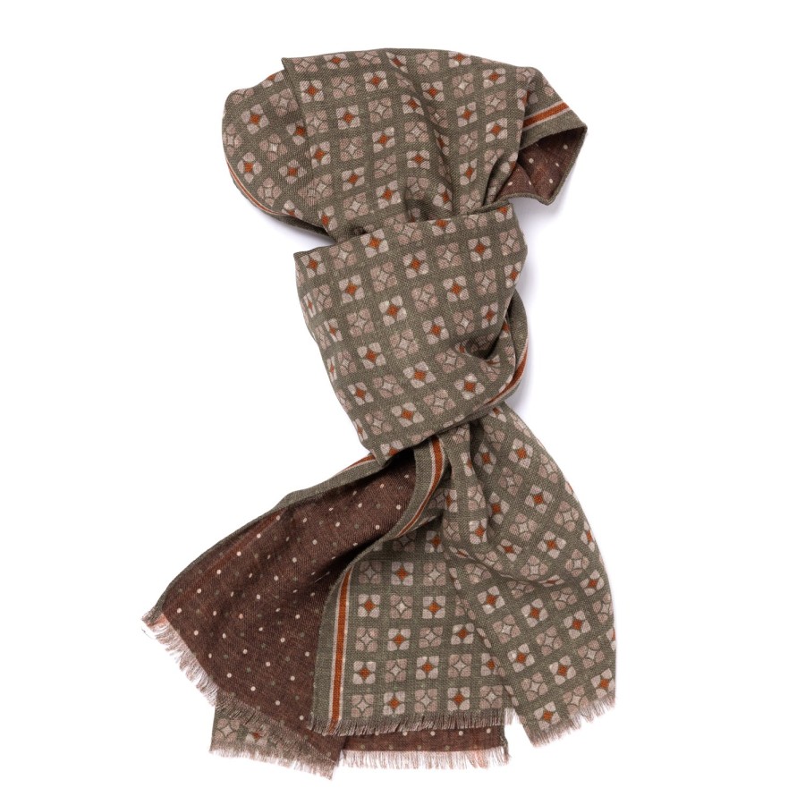 Scarfs | Manifatture Rosi Rosi Collection X Mj: Scarf "Bormio Double" In Merino Wool And Cashmer