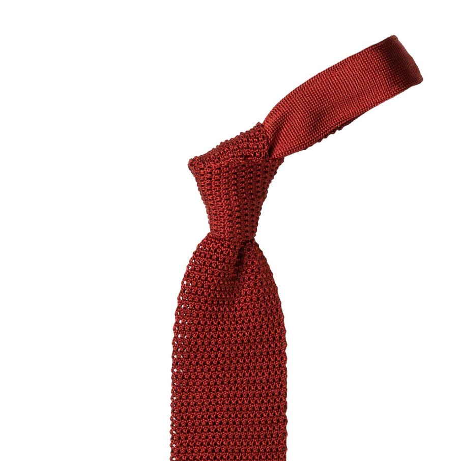 Ties | Petronius Exclusively For Michael Jondral: Petronius Knit Tie "Unita" Made Of Pu