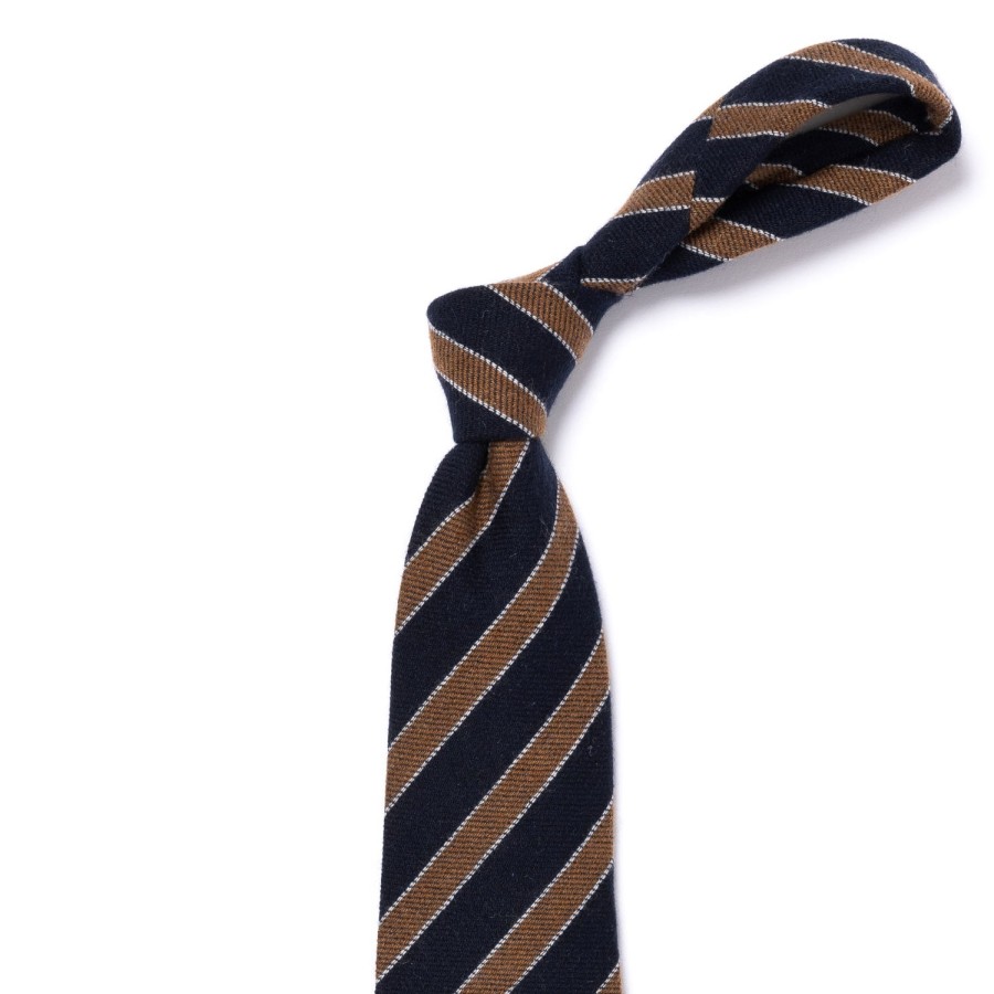 Ties | Cesare Attolini Ca Archivio Storico: Tie "Lusso Inglese" In Pure Cashmere - Handrolled