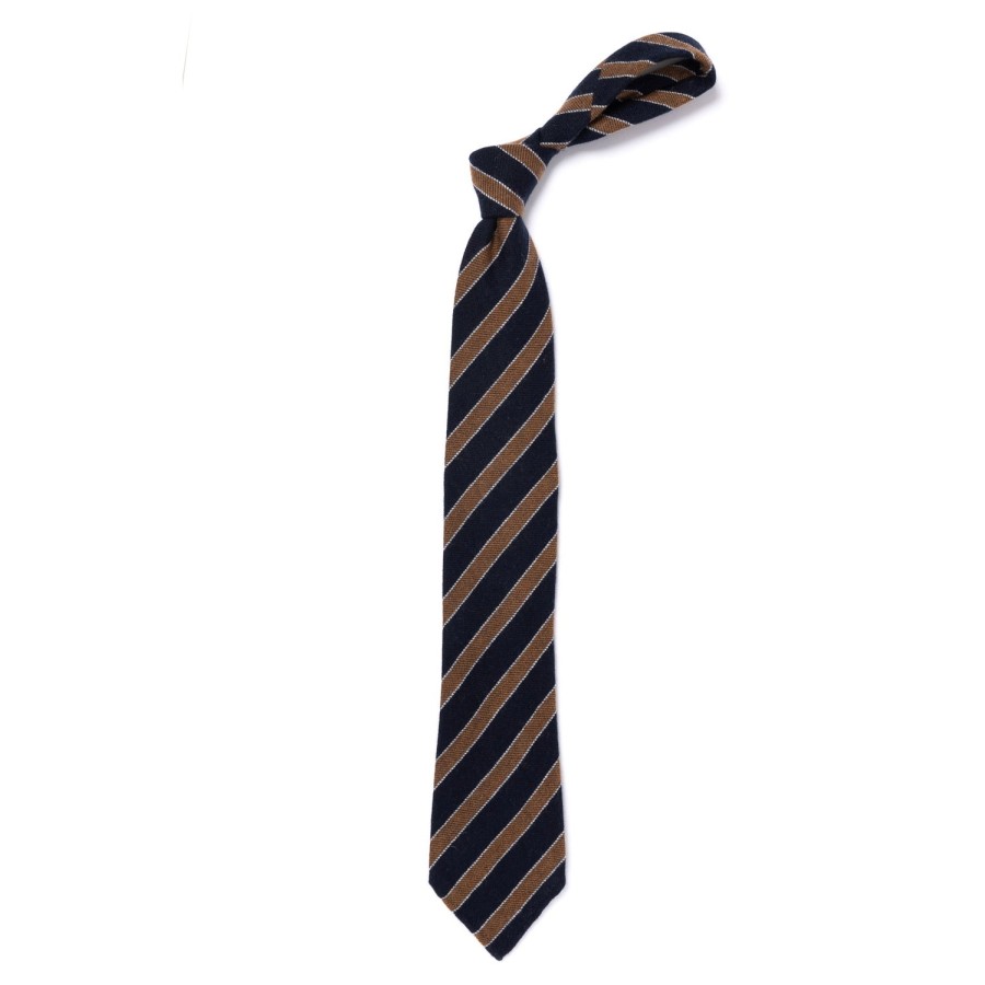 Ties | Cesare Attolini Ca Archivio Storico: Tie "Lusso Inglese" In Pure Cashmere - Handrolled