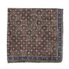 Handkerchiefs | Manifatture Rosi Rosi Collection X Mj: Pocket Square "Medallion Double Print" In Pure S