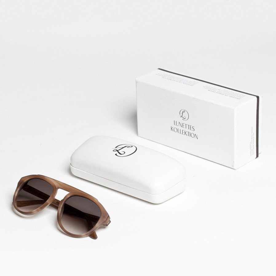 Sunglasses | Lunettes Kollektion Sunglasses In Matte Tortoise "Grand Tour"