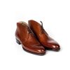 Mto | Saint Crispin's Bootee "Chukka" Made Of Brown Calfskin "Russian Calf"