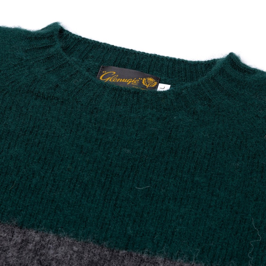 Knitwear | Glenugie Glenugie Exclusive X Mj: Pure Wool Sweater "College Stripe Jumper" - C