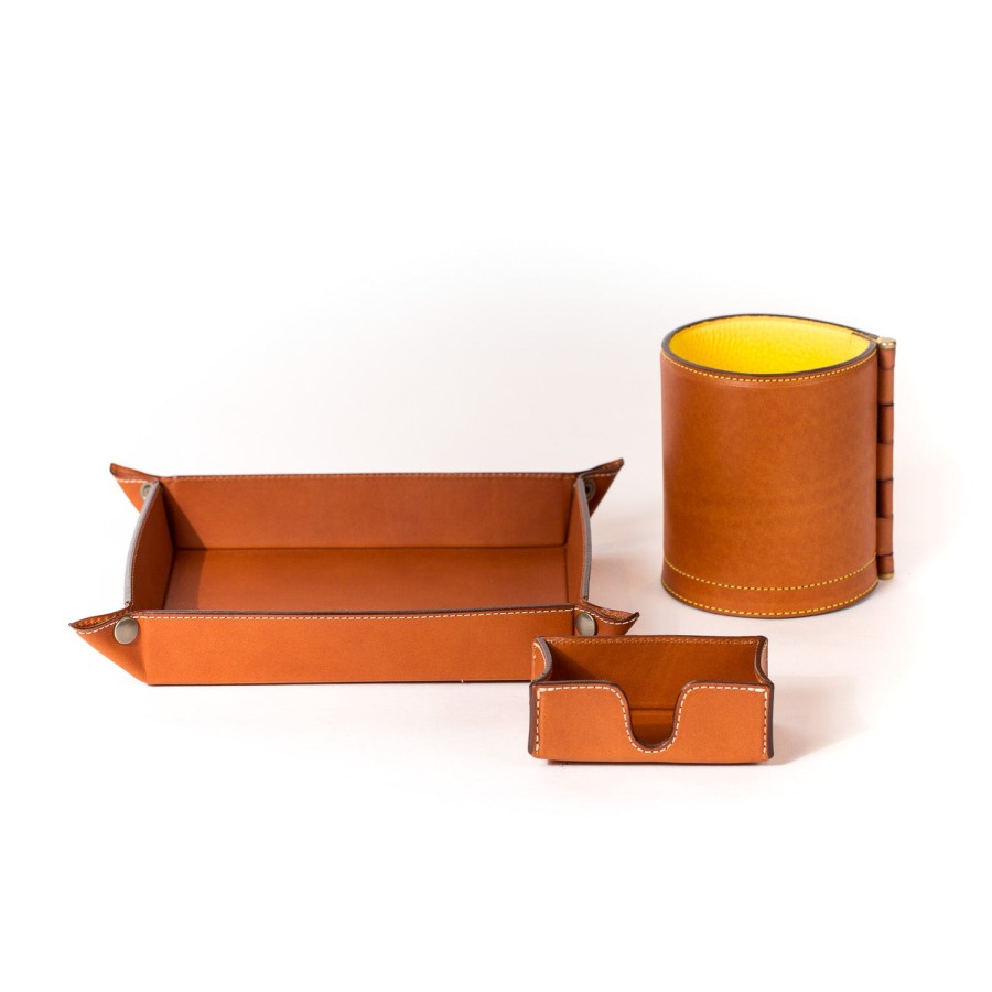 Small Leather Goods | Felisi Office Organizer "Card Holder" From Saddle Leather - Handcrafted